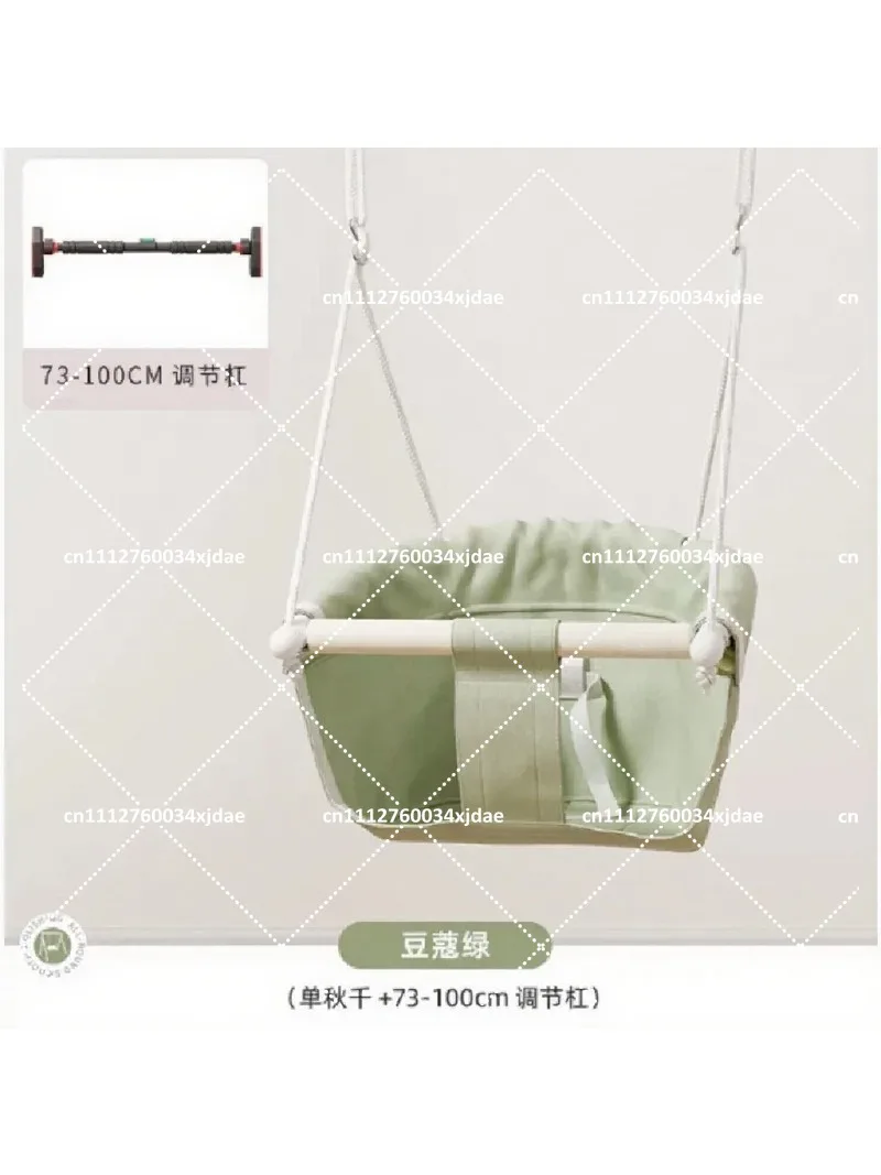 Indoor Outdoor Family Balance Hanging Chair Infant Swinging Seat for Home Garden