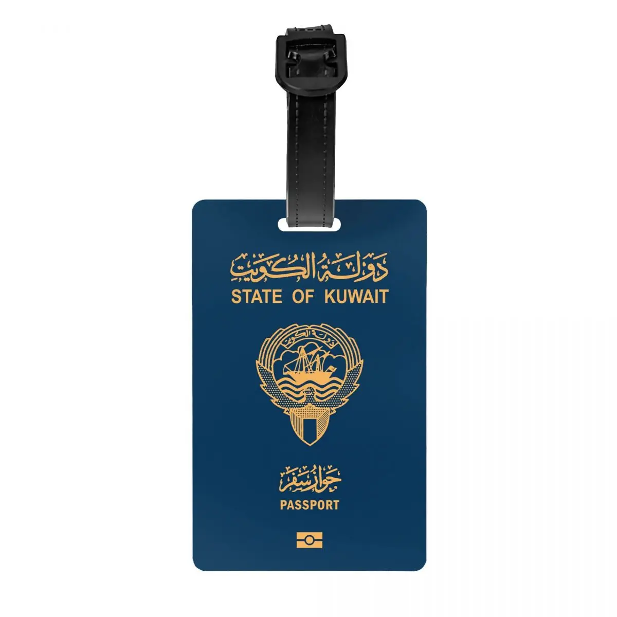 

Custom Kuwait Passport Luggage Tag With Name Card Privacy Cover ID Label for Travel Bag Suitcase