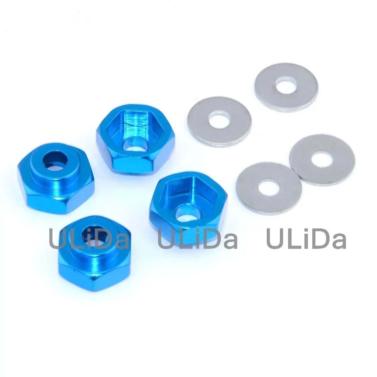 12mm Turn 17mm Aluminum Wheel Hex Adapter Drive Hub Mount For 1/10 RC Car Monster Truck Buggy Hop-Up Upgrade Parts