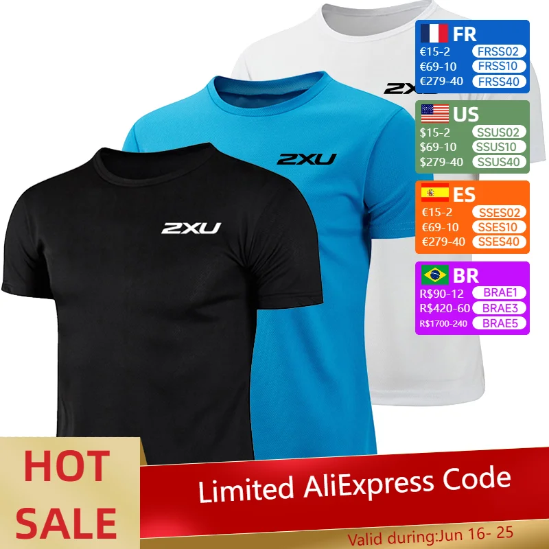 

3 Pcs Sports Men's T-shirt Printing Hot Sales Short Sleeve Jogging Casual Quick Drying Tees Lightweight Gym Men T-shirt Summer