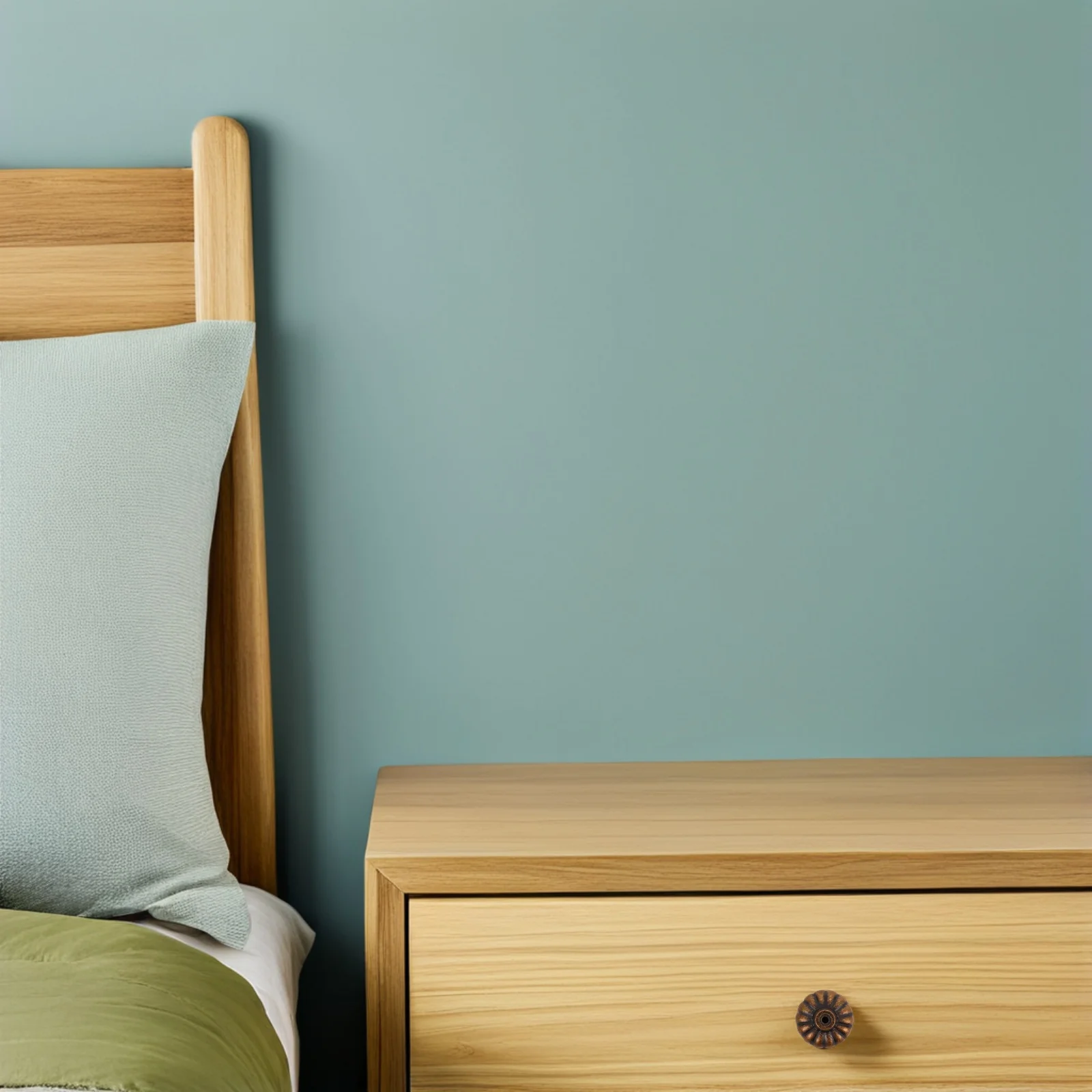 

4Pcs Brass Drawer Pulls Vintage Style Cupboard Handles Retro Kitchen Wardrobe Single Hole Metal Knobs for Furniture