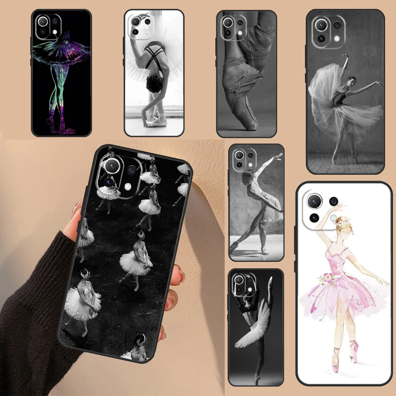 Ballet Dancer For POCO X3 X5 M6 Pro M5S X4 GT F3 F4 F5 Case For Xiaomi 13 Ultra 11T 12T Pro 12X 13 Lite