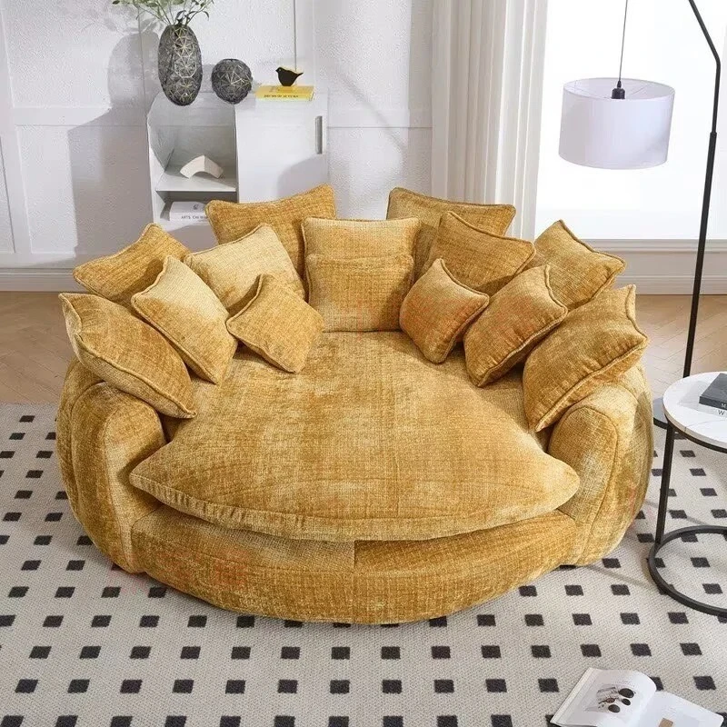 Princess combination sofa designer showroom model room villa living room cream wind