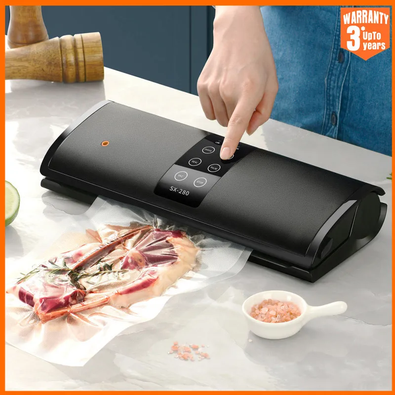 Food Vacuum Sealer Dry Wet mode 110V/220V Automatic Household Kitchen Electric Food Vacuum Plastic Packaging Sealers