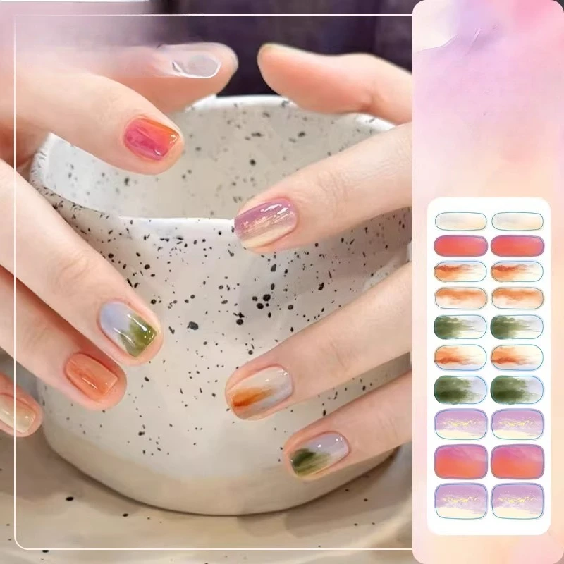 20-dicas-pequeno-fresco-tingimento-moda-semi-curado-prego-envolve-adesivos-de-cor-simples-para-unhas-lampada-uv-precisa-imprensa-em-unhas-diy-manicure