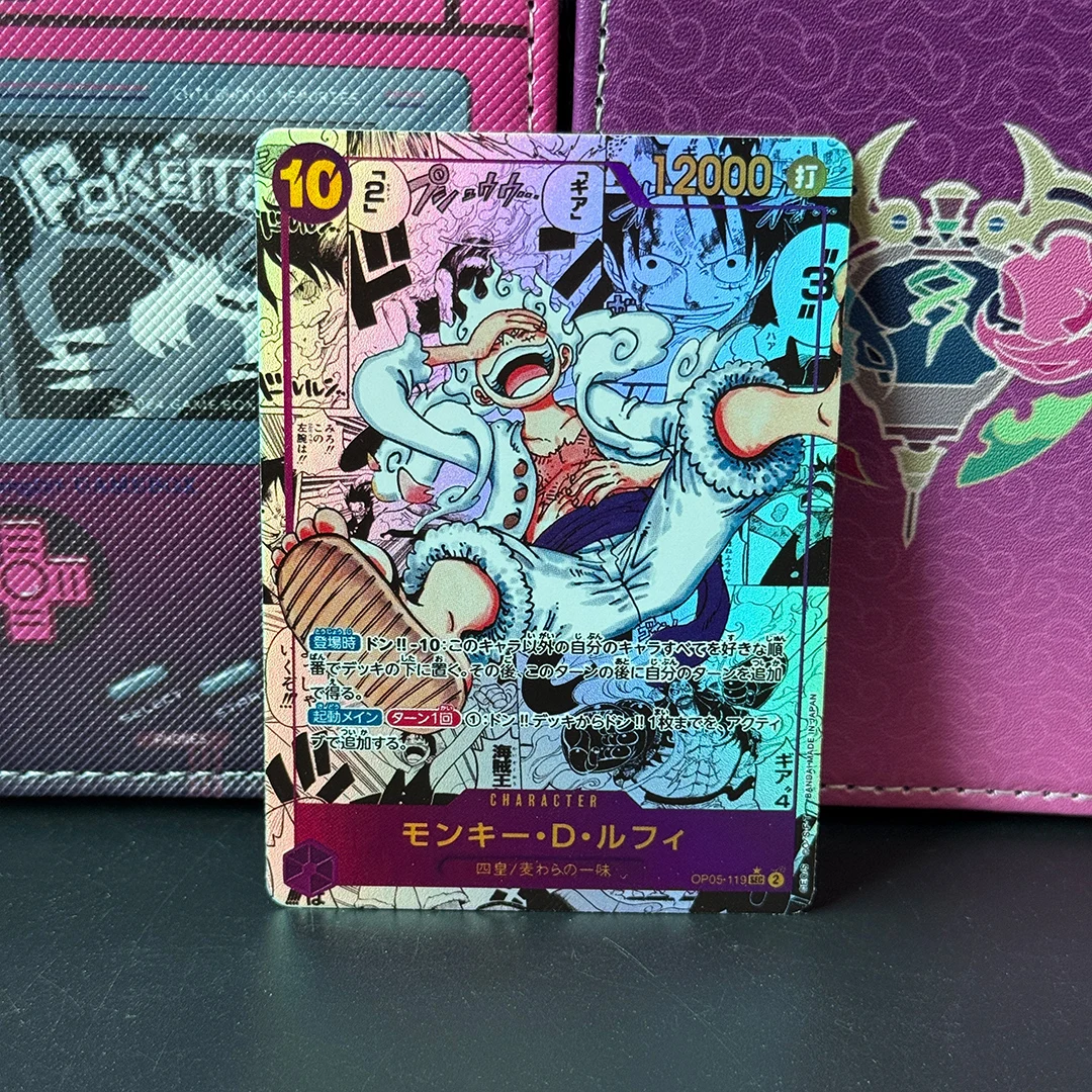 Bricolage Manga Art alternatif une pièce carte OPCG fait maison singe japonais D. Luffy Shanks Usopp Sabo Portgas · D · Ace carte à collectionner