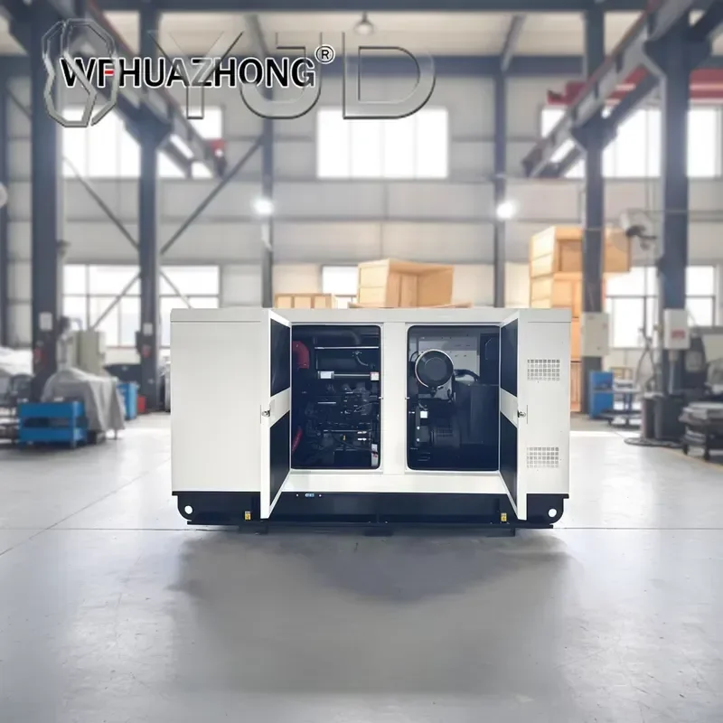 Easy Maintenance 125kVA Silent Diesel Generator Set 100kW ATS Type Soundproof Genset Three-phase Four-wire 12V DC Electric