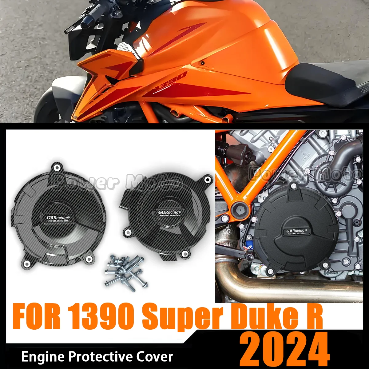 

For 1390 Super Duke R 2024 2025 Engine Protective Cover 1390 Super Duke R 2024 2025