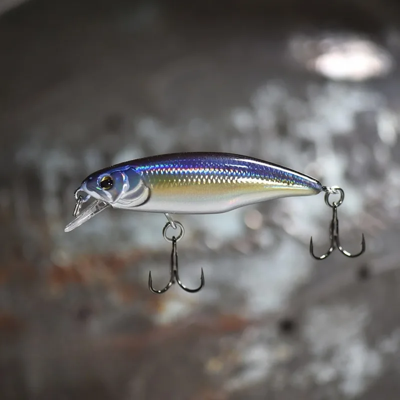 1 Stück 5,2cm 4,5g Japan-Modell Sinkender Minnow Professioneller Harter Köder Angelköder Jerkbait für Barsch und Hecht Wobbler Swimbait