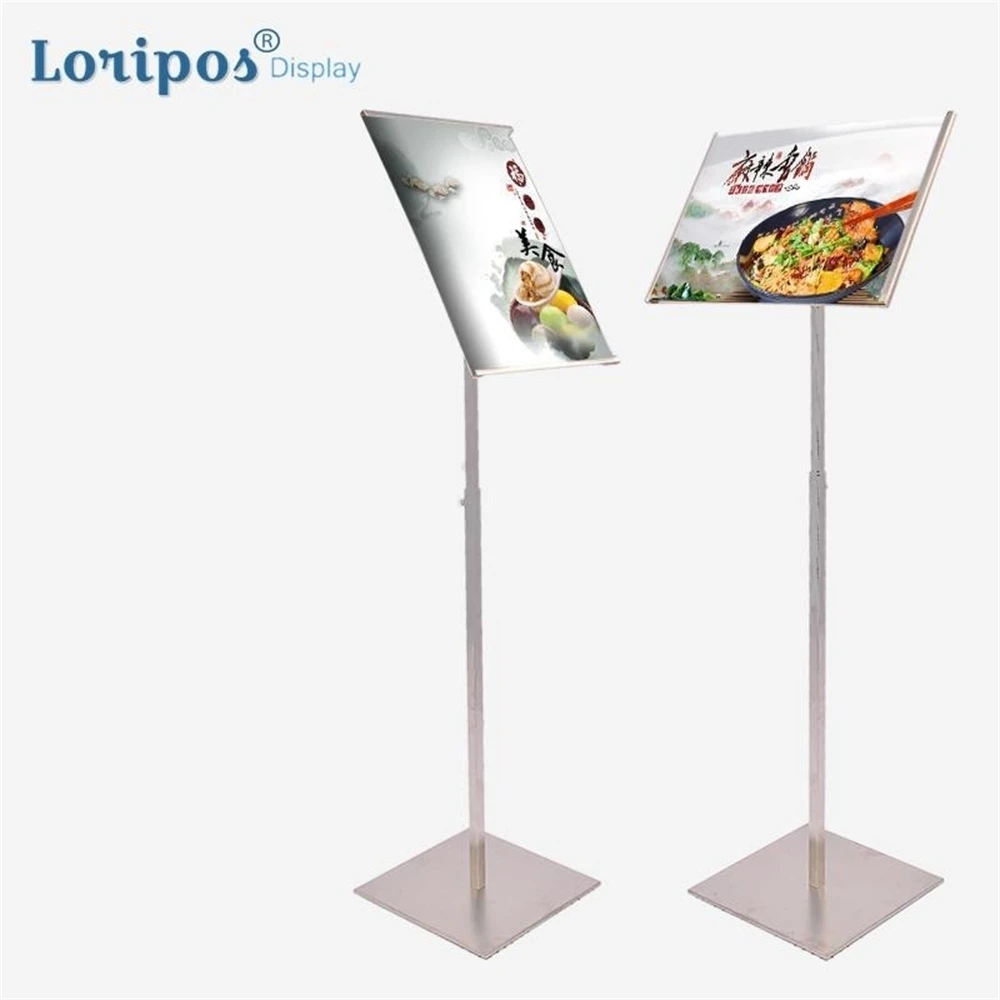 Floor Poster Stand Pop Door Menu Display Stand Vertical Shopping Mall Promotional Billboard Advertising Instructions Sign Stand