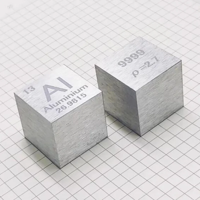 Imagem -03 - Tabela Periódica Metal Elemento Cubos Cubo de Alumínio 10 mm 25.4 mm 1