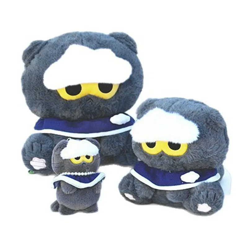 

New Kpop GD Cartoon Gray Lovely Plush Cat Figures Display 20CM/35CM Fans Gifts Collection