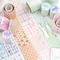 1 roll Sticker Geometric figure Series Decorative Diary Traveling Scrapbook Stationery Decorative Collage Tape