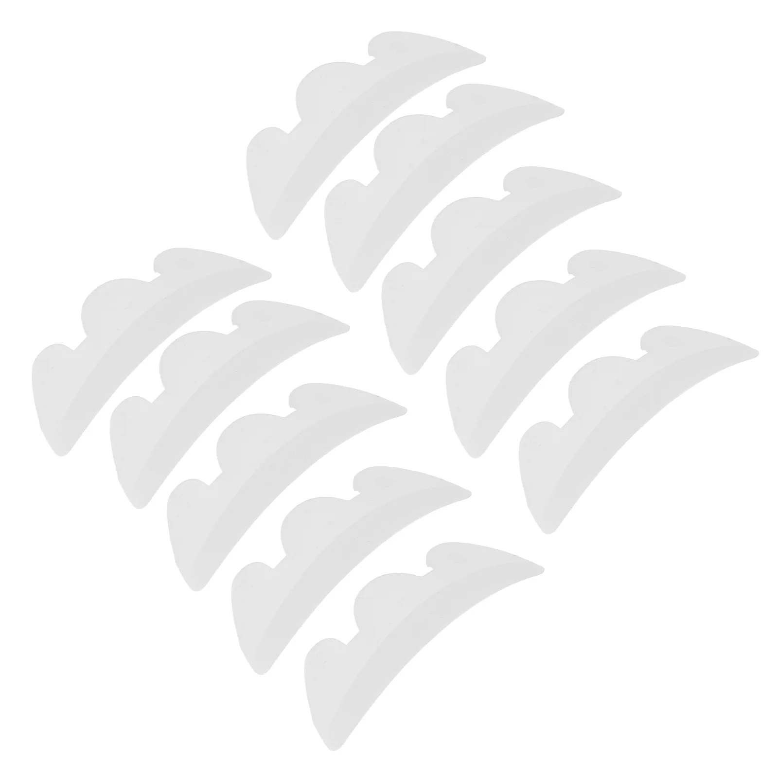 

5 Pairs Eyelash Perming Pads Silicone Gasket False Lash Patch Curler Tool Extension Shield Reusable Professional Home