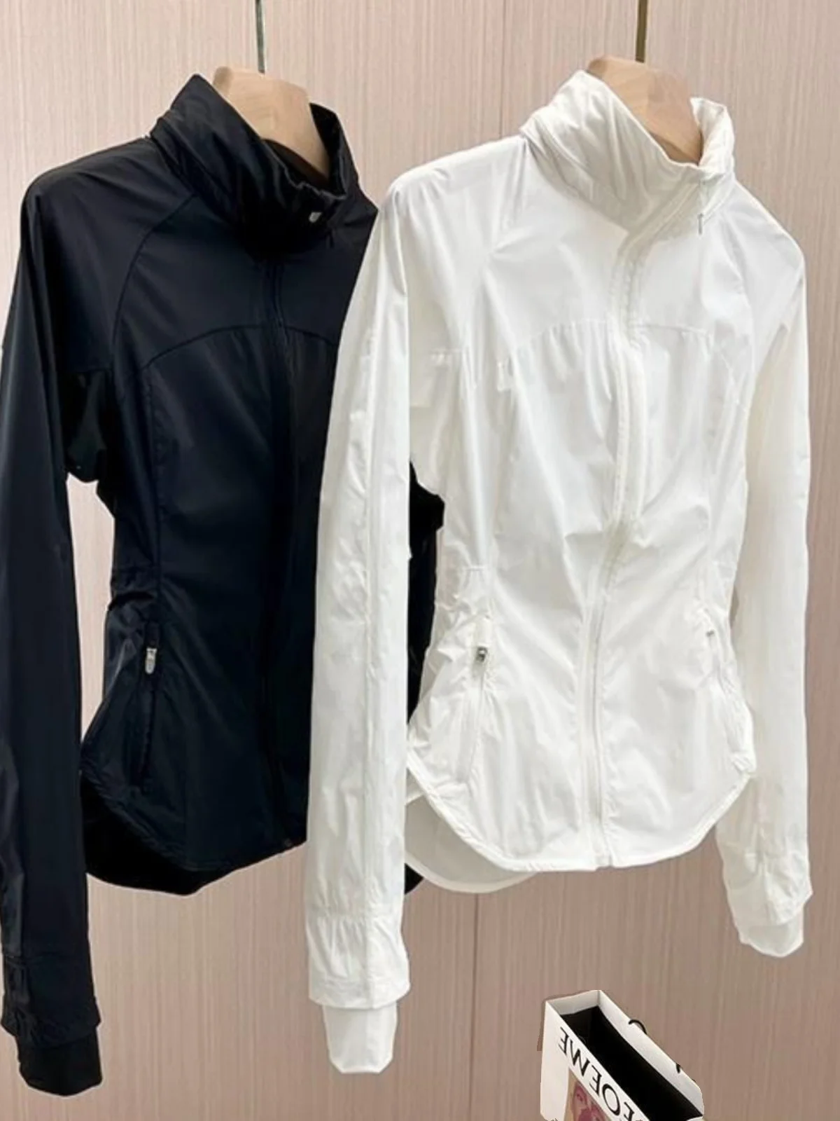 Faionable Slim Fit Long Sve Ropa de protección UV Mujer Sle 2025 Verano Nueva moda Antienvejecimiento Jaet Commute Sle...