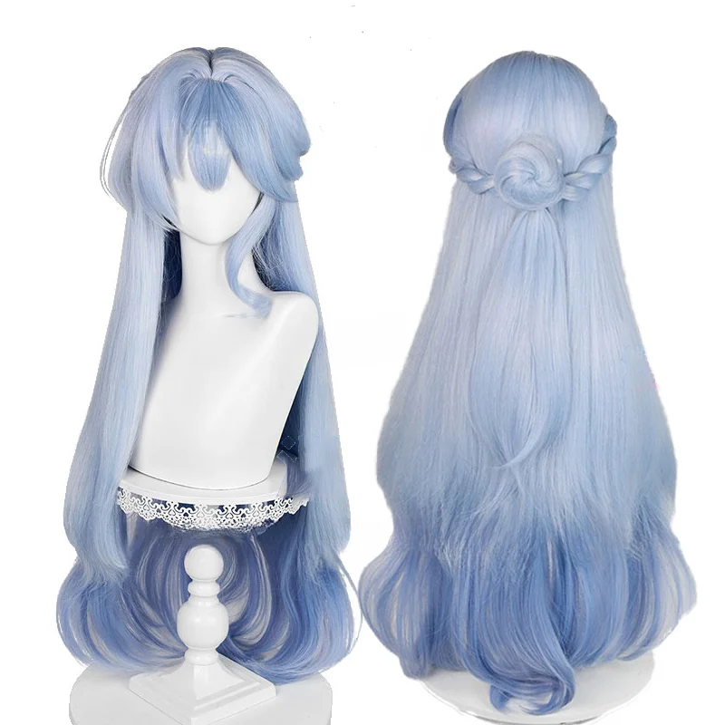 Honkai Star Rail Robin Cosplay Synthetic Wig Long Blue Gradient Wig Cosplay Game Cosplay Wigs Heat Resistant ROBIN Wigs