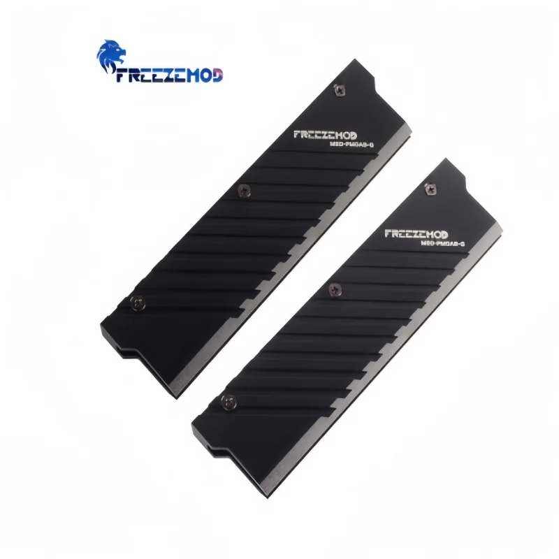 FREEZEMOD computer water cooler memory aluminum heat sink DDR5 memory vest. computer components , cooler ,2pcs/set .MEO-PM0AB-F