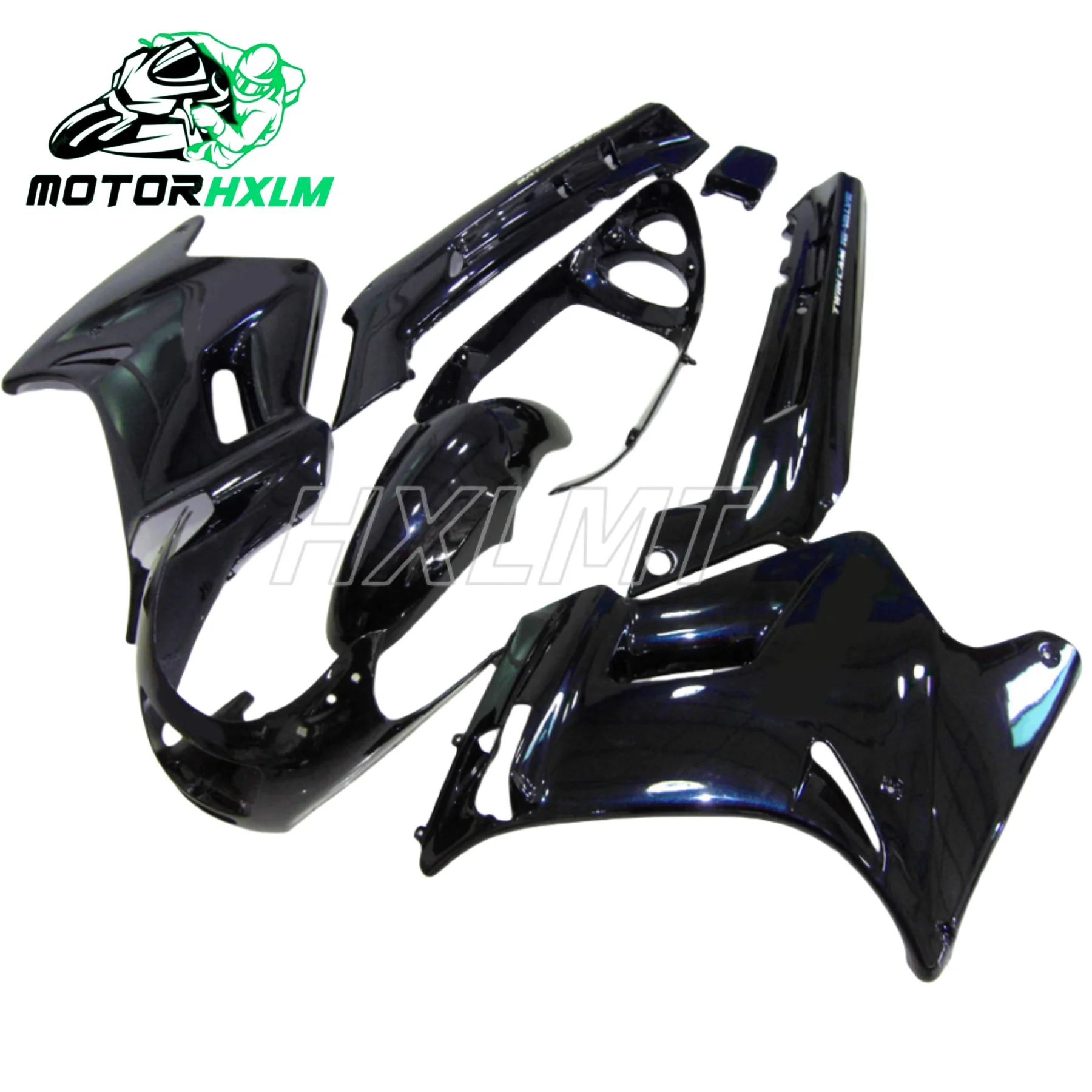 Hot Sale Injection Mold For  KAWASAKI ZZR250 1997 Fairings Popular White Black WEST Ninja ZZR-250 97 Fairing Kits