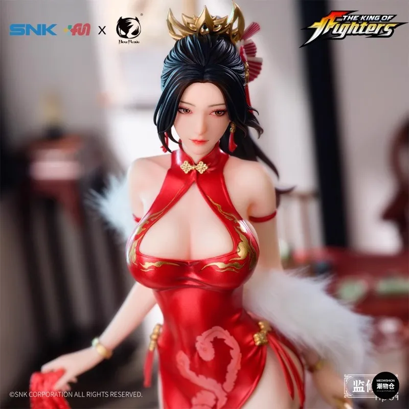 ฟิกเกอร์ของแท้ใหม่ ขนาด 1/6 แบร์แพนด้า บีย่า ราชาแห่งนักสู้ '97 ของแท้จาก SNK ได้รับอนุญาตอย่างเป็นทางการ ไม ชิรานุอิ แบบทาสีสำเร็จรูป ของเล่นโมเดล