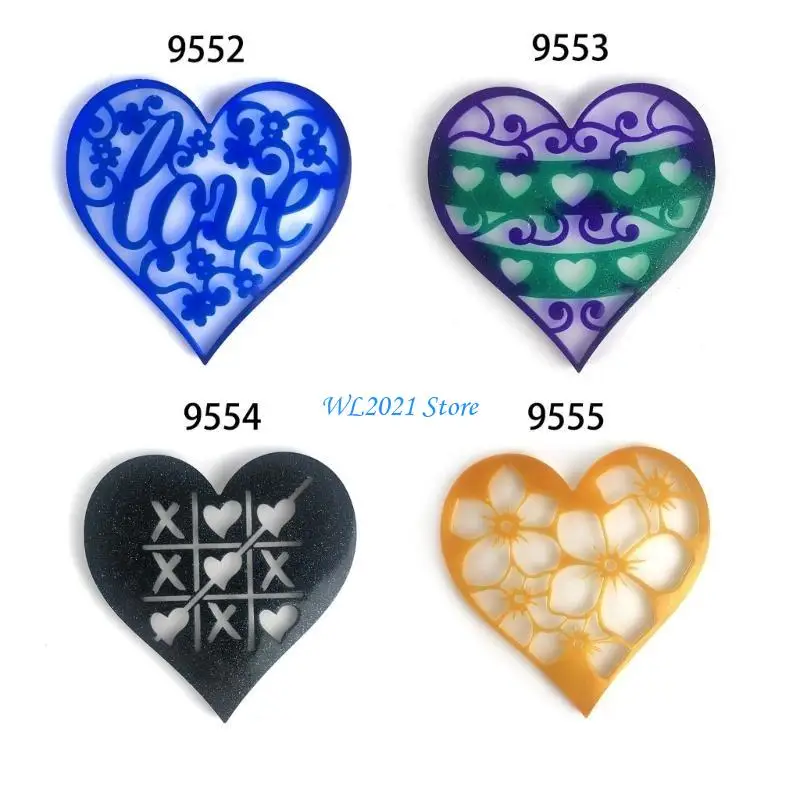 G5GC تحديد الموقع قوالب DIY كوستر قوالب سيليكون صينية قوالب الايبوكسي الراتنج الصب قوالب #2