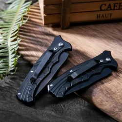 Easy to carry stainless steel folding knife camping meat cutting treatment fillet knife fishing boat fishing accessories