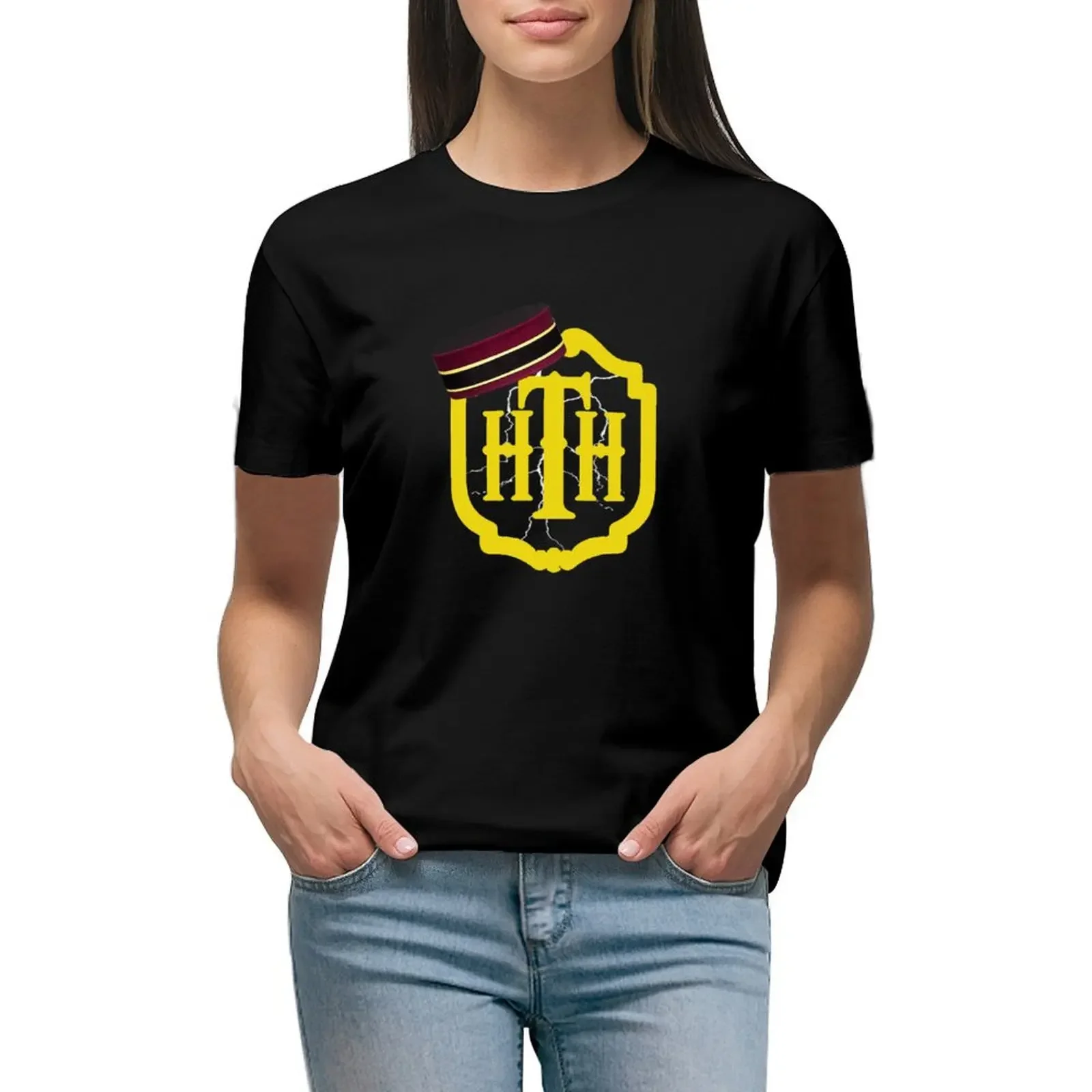 

Tower of Terror T-Shirt shirts graphic tees vintage Female clothing Short sleeve tee white t-shirt dress for Women sexy