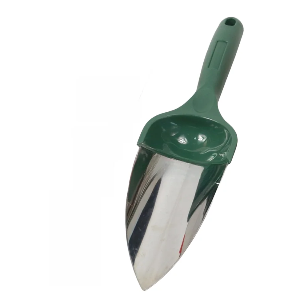 Ergonomic Hand Trowel Stainless Steel Shovel 430 Stainless Steel Construction Polished Cutting Head Convenient Hanging Hole