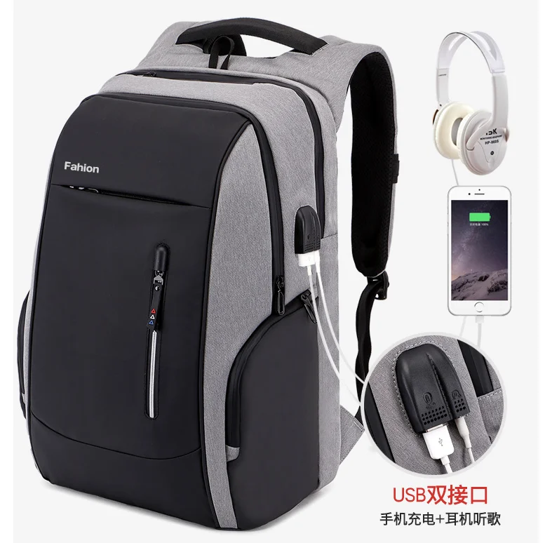 KAKA Men Travel Backpack Shoulder Bags 15 Inch Laptop Backpack for  Men Travel Backpack USB Charging rucksack Mochila Male Bag