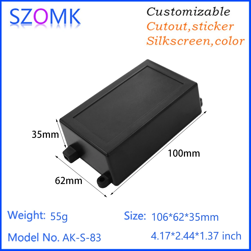 SZOMK Housing Instrument Case ABS Plastic Project Box Storage Case Enclosure Boxes Electronic Supplies