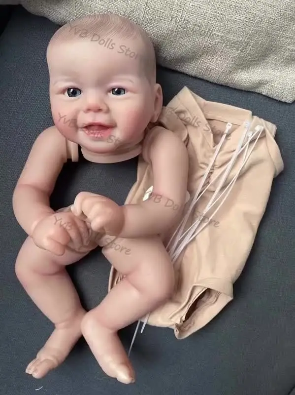 19inches Emmy Reborn Painted Doll Kits Soft Vinyl Reborn Baby