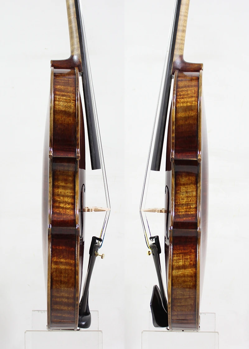 Left-Handed Violin, Stradivarius Kruse, 1721 Copy, All European Wood, Best Tone