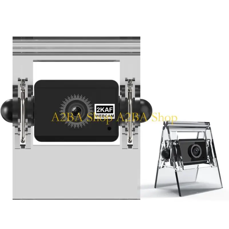 

A2BA Highly Definition Clip On Webcam with Privacy Cover for Clear Video Conferencing