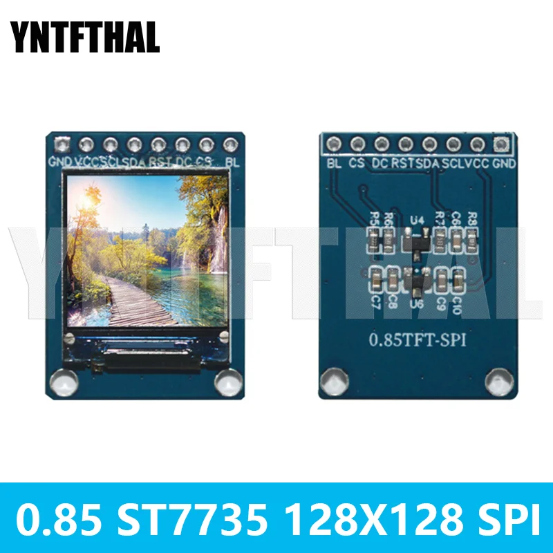 

0.85 Inch 0.85" Color TFT Display Module HD IPS LCD LED Screen 128X128 SPI Interface ST7735 Controller