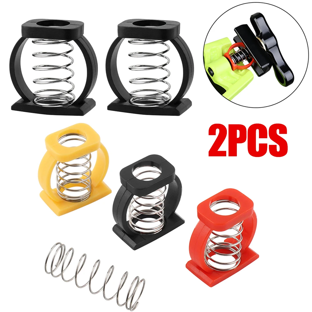 2pcs Bike Spring Hinge Clamp Easy Hinge C Buckle Easy Free Twist Hinge Clip Folding Bike Frame Repair Accessories For Brompton