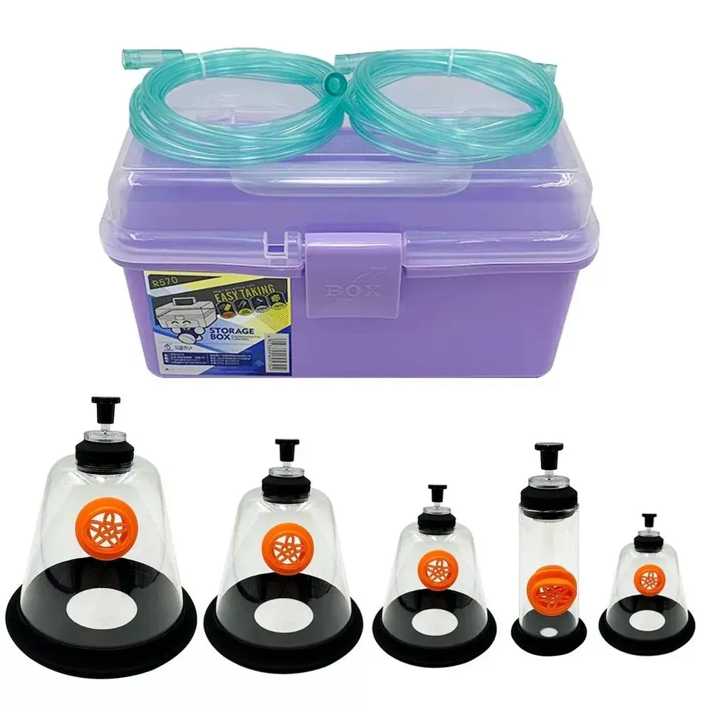 Ranlraka Pet Dog Cat NO.1-NO.5 Oxygen Mask Kit Oxygen Inhalation Atomizing Mask for Animals Veterinary Instrument