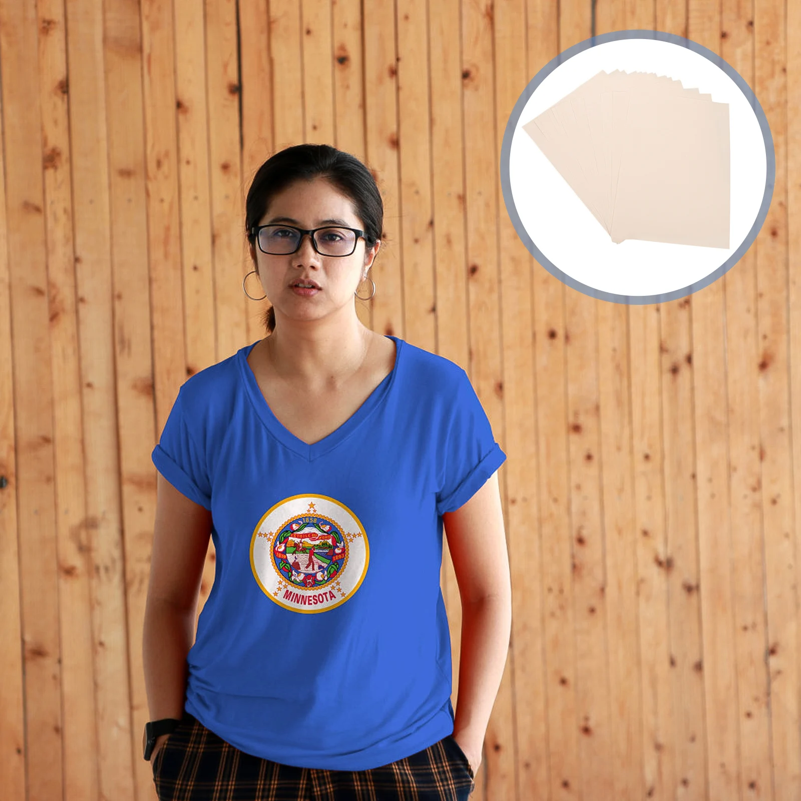 100 ورقة ورق نقل الحرارة ورقة نقل التسامي لتي شيرت طباعة أكواب لوحات لتقوم بها بنفسك ورق التسامي النافثة للحبر #5