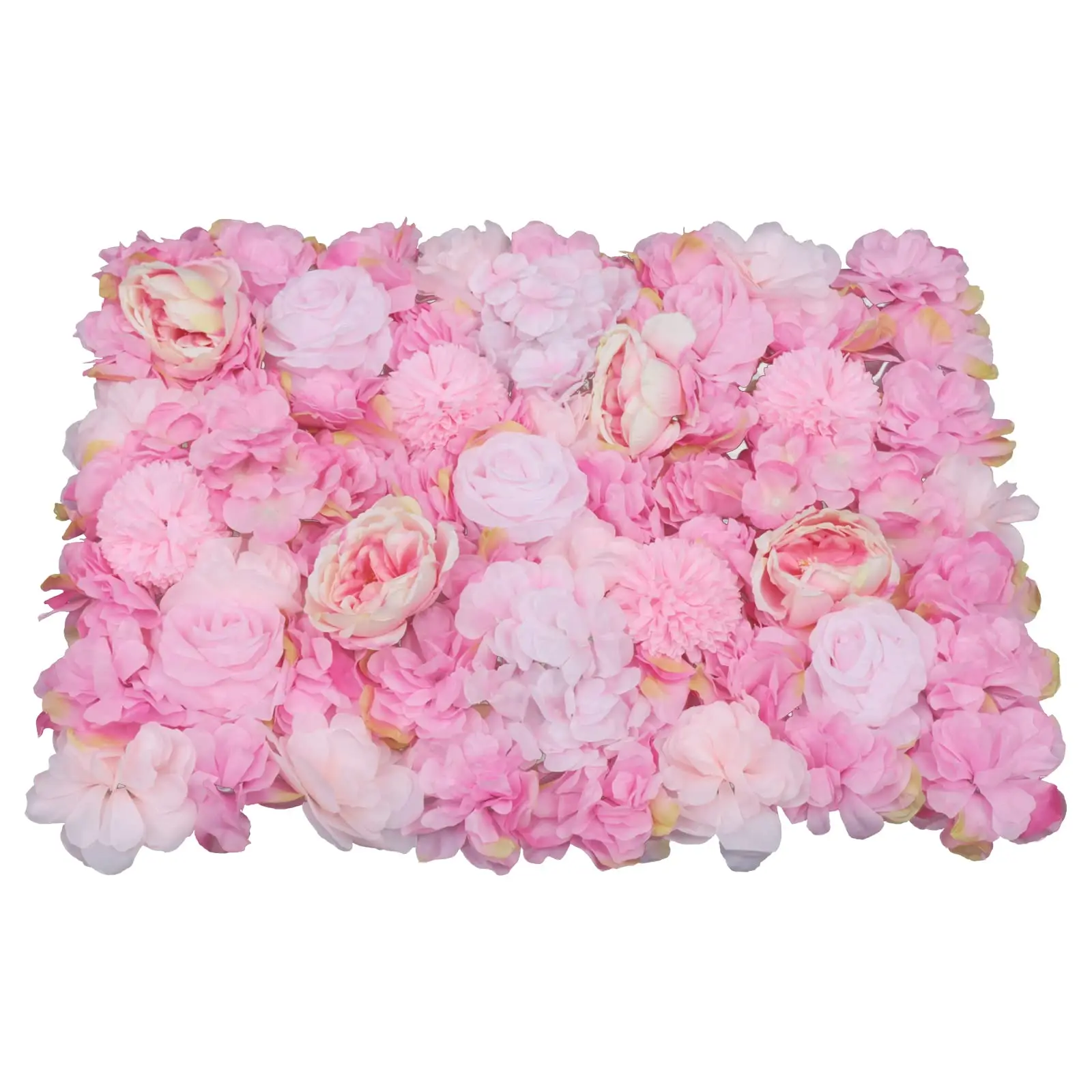 

12 件 Artificial Flower Wall Panels 3D Flower Background Panel for Wall, 40X60Cm Wedding Flower Decorations Wall Silk Rose Pane