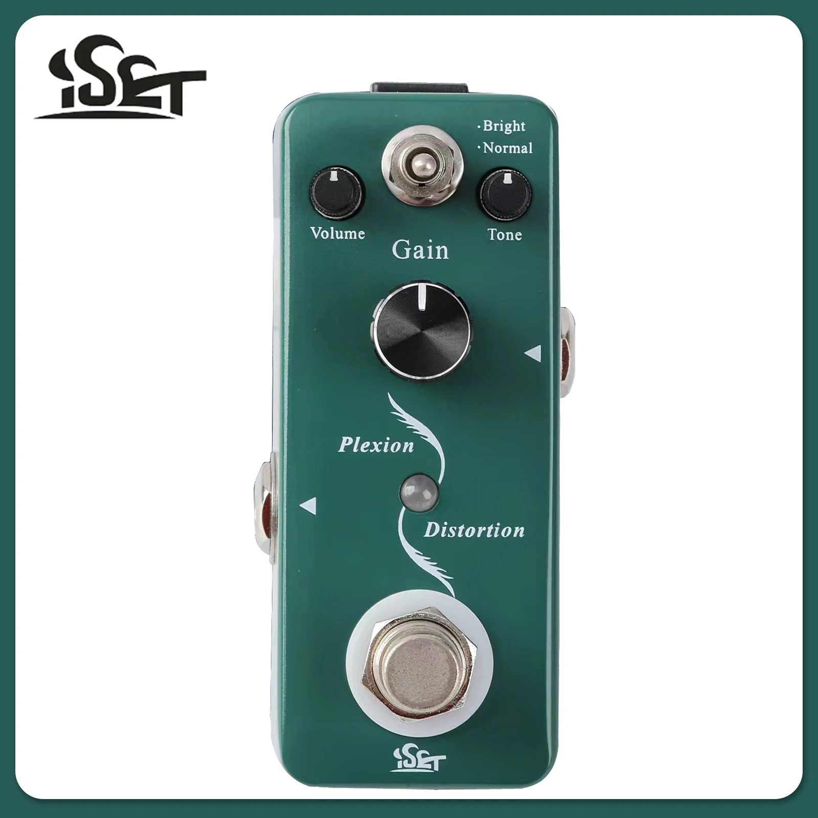 ISET PD-8B Plexion تشويه تأثير الغيتار دواسة Plexion تشويه لهجة تأثيرات صحيح الالتفافية دواسة الغيتار الكهربائي الملحقات