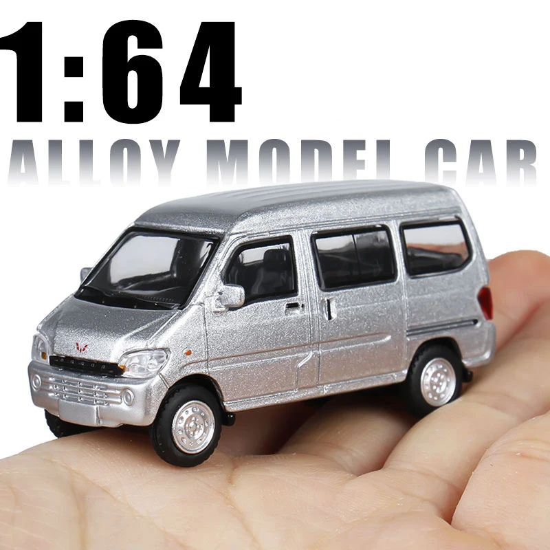 JKM 1/64 Wuling escala Van aleación modelo 4 colores colección juguetes para niños adornos nuevo