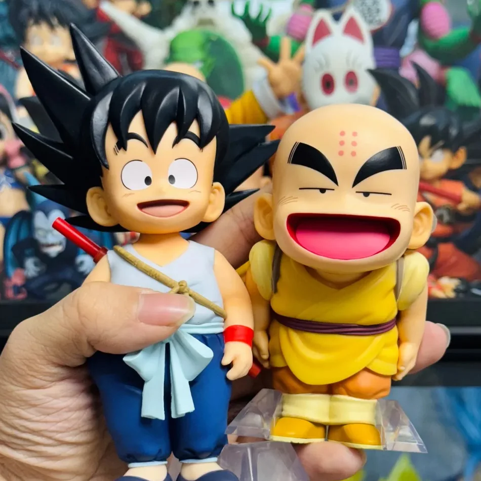 New Dragon Ball Z Super Saiyan Son Goku Anime Figure Toys Krillin Chichi Bulma Puar Oolong Action Figurine Model Dolls