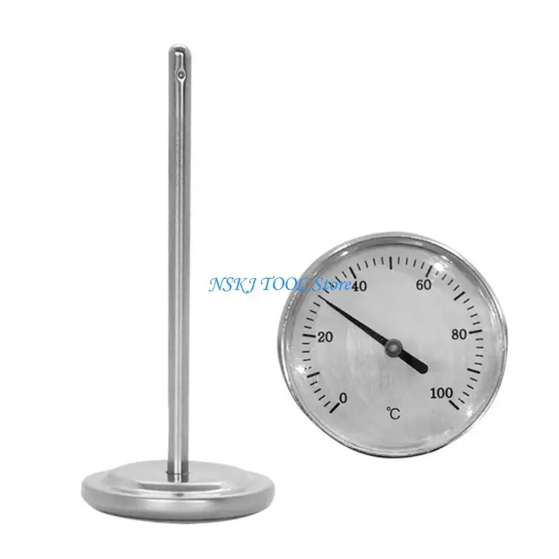 

L8RC Milk Frothing Thermometer Probe Type Temperature Gauge Kitchen Thermometer Metal