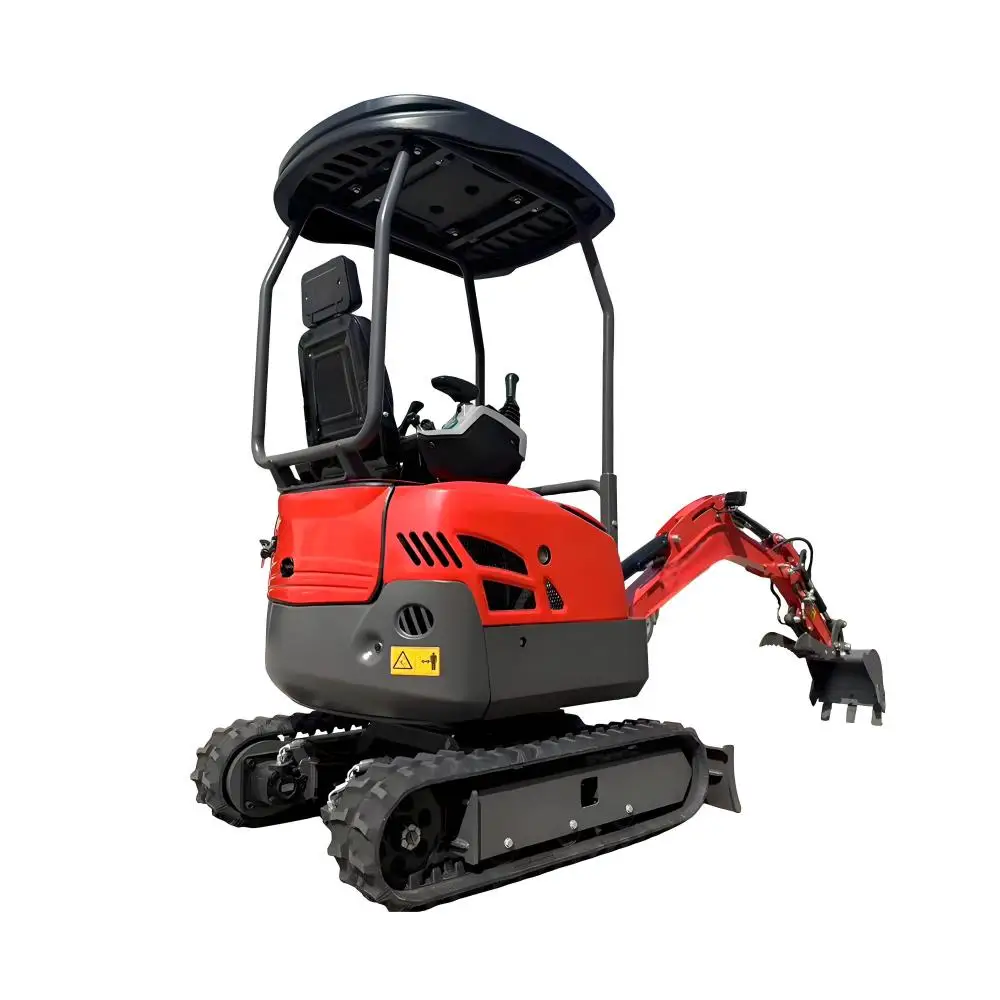 Factory Outlet Mini Escavadeira Chinesischer Bagger 1,5 Tonnen Großhandel Multifunktionaler neuer Raupenbagger Kubota gestempelte Schale