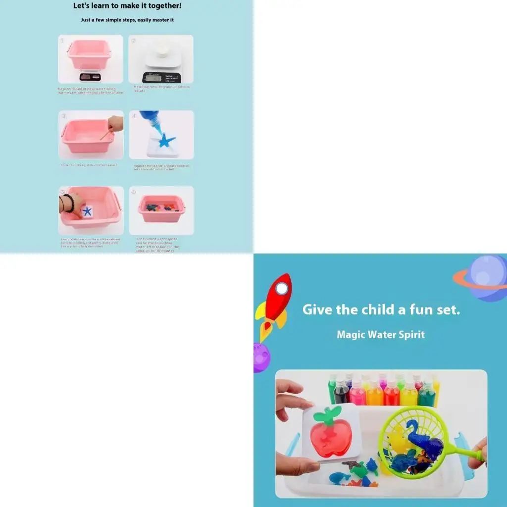 مجموعات صانع فنية فنية مياه تويز آمنة للمشاريع الحرف الإبداعية للأطفال