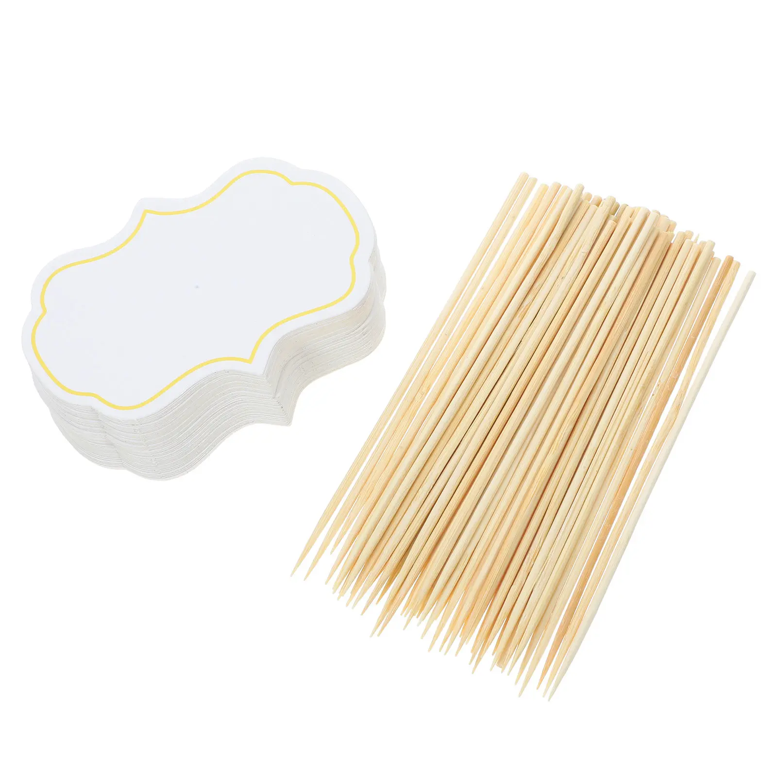 50Pcs Writable Cheese Markers Chalkboard Cupcake Picks Dessert Food Tags Buffet Labels Party Supplies Chalkboard Cupcake Picks