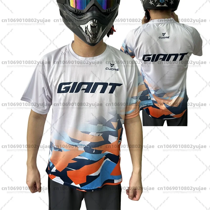 

Men's Giant Jersey MTB Mountain Bike Riding Shirt BMX Downhill Sweatshirt DH Motocross MX Enduro Breathable T-Shirt