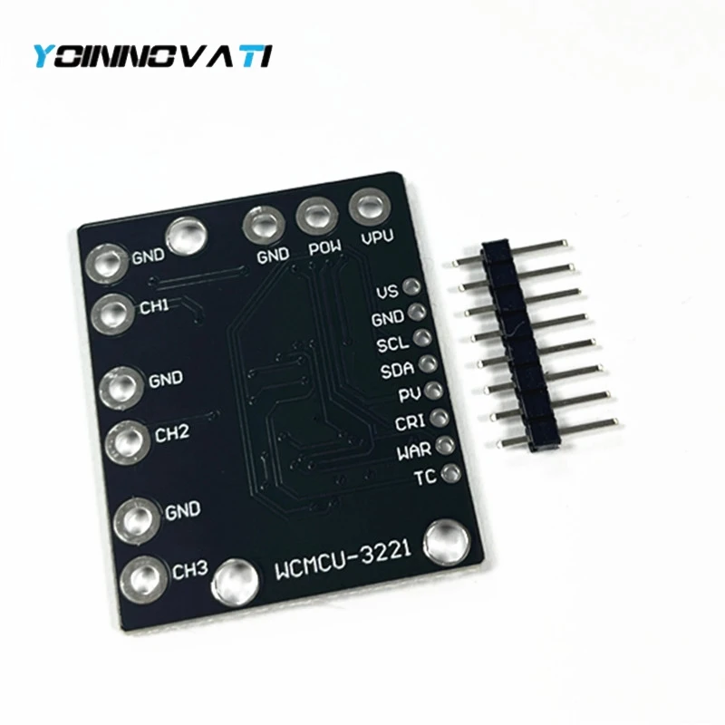5pcs/lot MCU 3221 INA3221 Three Way Low/High Side I2C Output Current/Power Monitor
