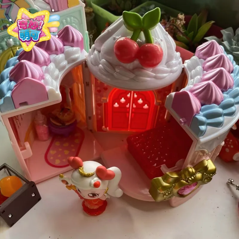 

Кавайные фигурки Teenieping: Волшебный замок-торт, сладко-кислый любовный замок принцесс для игр и подарков на день рождения