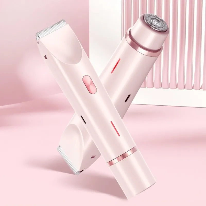 Dual Head Painless Body Hair Removal Machines Wet Dry Use for Lady Hair Removal Tool Women's Bikini Trimmer Mechanical Epilator