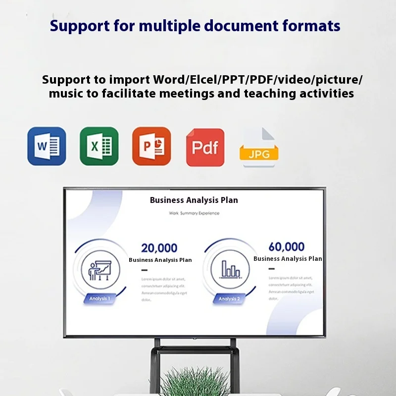 

Smart 55inch LED All-In-One Interactive Digital Conference Whiteboard With 86inch Tablet Touch Screen For Teaching & Meetings