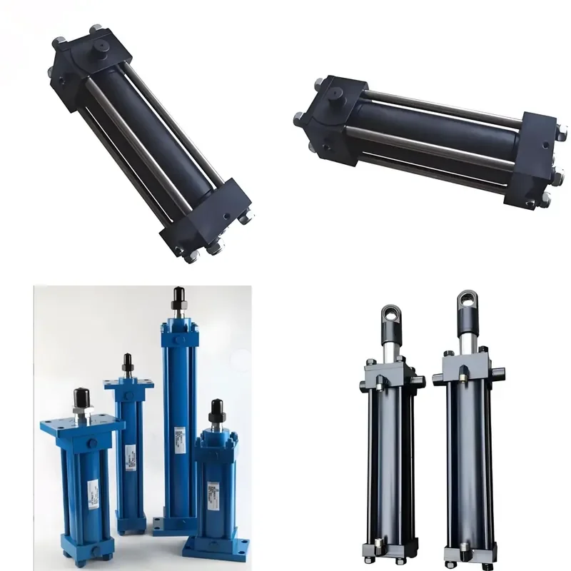 HOB Heavy Hydraulic Pump Flange Rod Piston Double Action Crawler Excavator Lejiang
